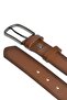 Men's Tan Genuine Leather Classic Belt 3.5 cm Fabric Trouser Belt 2502635 - 2