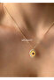 Zircon Stone Polar Star Gold Women's Necklace