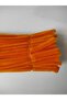 25 Pieces Orange Chenille, Feathered Wire Suitable for Flower Making, 30 cm 6 mm - 4