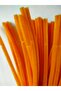 25 Pieces Orange Chenille, Feathered Wire Suitable for Flower Making, 30 cm 6 mm - 2