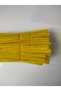 25 Pieces of Yellow Chenille, Feathered Wire Suitable for Flower Making, 30 cm 6 mm - 4