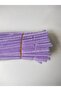 25 Pieces Light Purple Chenille, Feathered Wire Suitable for Flower Making, 30 cm 6 mm - 2