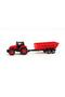 Pull and Drop Metal Tractor Assorted Mini with Trailer