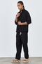 Premium New Season Men's Summer Comfortable Fit Shirt & Pants Bottom Top Black Linen Suit Ls-3298 - 5