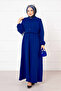 Bolero Hijab Dress Set Cobalt - 3