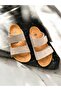 Unisex Genuine Suede Leather, Natural Cork Sole, Arch Support, Adjustable Velcro Slippers - 4