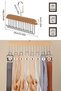 Wooden 360 Degree Rotatable 8-Hook Clothes Bra Scarf Tie Belt Bags Hanger Rack Hanger 1Pcs - 4
