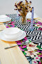 Geometric Floral Pattern Runner (45*170) - 6