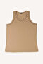 Men's Zero Sleeve Thick Strap Crew Neck Comfort Basic Relaxed Cut Combed Cotton Athlete T-Shirt - 3