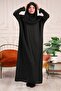 One Piece Economic Prayer Dress - Black - 4
