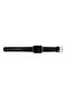 Apple Watch Compatible Leather Band 42-44-45mm Crocodile Black - 4