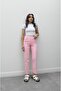 Pink Boy Fit Cut Leg Jean - 3