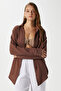 Women's Tilda 100% Cotton Muslin Oversize Brown Shirt - 5