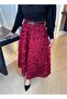 Rose Skirt Burgundy - 2