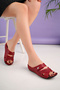 Women's orthopedic slipper with velcro