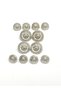 Blazer Jacket Button Set 4+8 / Lion Model / Silver