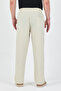 Men's Stone Color Elastic Waist 100% Cotton Monaha Pants - 6