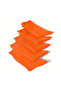 5 Pairs Men's Women's Socks Plain Orange Socket Socks Unisex Tennis Sports Socks - 7
