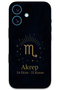 iPhone 16 Compatible Scorpio Patterned Phone Case + Screen Protector - 5775