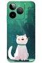 Gm Era 30 Compatible Cat Pattern Phone Case + Screen Protector - 5781