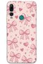 Huawei P Smart Z Compatible Ribbon Patterned Phone Case + Screen Protector - 5802