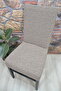 Straight Chair Cover, Jacquard Fabric - 4