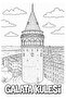 Step by Step Istanbul Coloring Book (40 Istanbul Eye Desi Coloring Pages) - 5