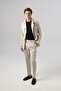 Italian Style Slim Fit Linen Safari Jacket 5253-14