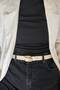 Alonza Gold Buckle Women's Belt