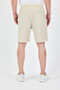 Men's Beige Comfort Fit Linen Shorts & Bermuda - 6