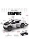MZtoyz Tesla Pickup Truck 1:24 Cyber Truck Die-cast Metal Model Car, with Sound and Light, Pull Back - 2