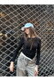 Adjustable Basic Unisex White Plain Sports Hat - 7