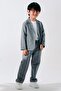 Boy's Linen Jacket Summer Thin 3 Pieces Stylish 2-3-4-5-6-7-8-9-10 Years Old Holiday Suit - 2