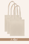 Unprinted Raw Cloth Bag 100% Cotton |   35X40 cm |   140 G/M² | |   3 Pieces