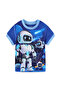 Robot Heroes in Outer Space Pajama Set - 5
