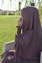 Headed Afghan suit with needle veil MEDINA SILK - 4