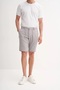 Men's Cazador Premium Side Pocket Waist Lace up Slim Fit Cut Narrow Leg Linen Bermuda - 3