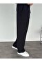 Men's Baggy Rubber Waist Gabardin Fabric Pants K2015Gp - 2