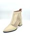 Women's Summer Boots (Mesh) Genuine Beige Leather - 6