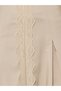 Lace Detail Pleated A-Line Maxi Skirt - 3