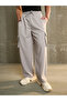 Mid Rise Wide Leg Pants with Side Pockets Detail