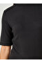 Solid Regular Fit Round Neck T-Shirt - 4