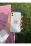 iPhone 11 Compatible Case Wave Edge Shockproof Bow Design Silicone Transparent Case - 4
