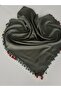 Handmade Cherry Embroidery Writing Edge Beaded Cheesecloth Handcrafted Embroidery 100X100Cm 4 Edges Embroidered - 2