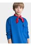 Kids Blue Cotton Long Sleeve T-Shirt - 2