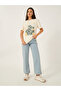 Graphic Print Round Neck T-Shirt - 2
