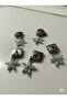 Lotus Flower Charm with Stones Only the Charm Is Sent - 8