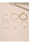 Set of - Pendant Faux Pearl Beaded Bracelet - 3