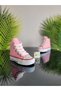 Unisex Girls Boys Baby Kids Long Ankle Lace-Up Linen Canvas Sneaker Sports Shoes - 3