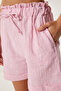 Scallop Embroidered Muslin Shorts Pink Lhf0029 - 5